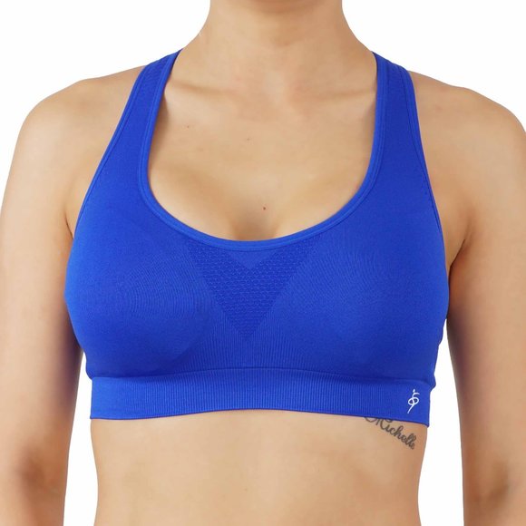 Tops - Royal Blue high Impact Sports Bra